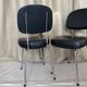 Vintage chairs in chrome and faux leather from the 60s-70s.