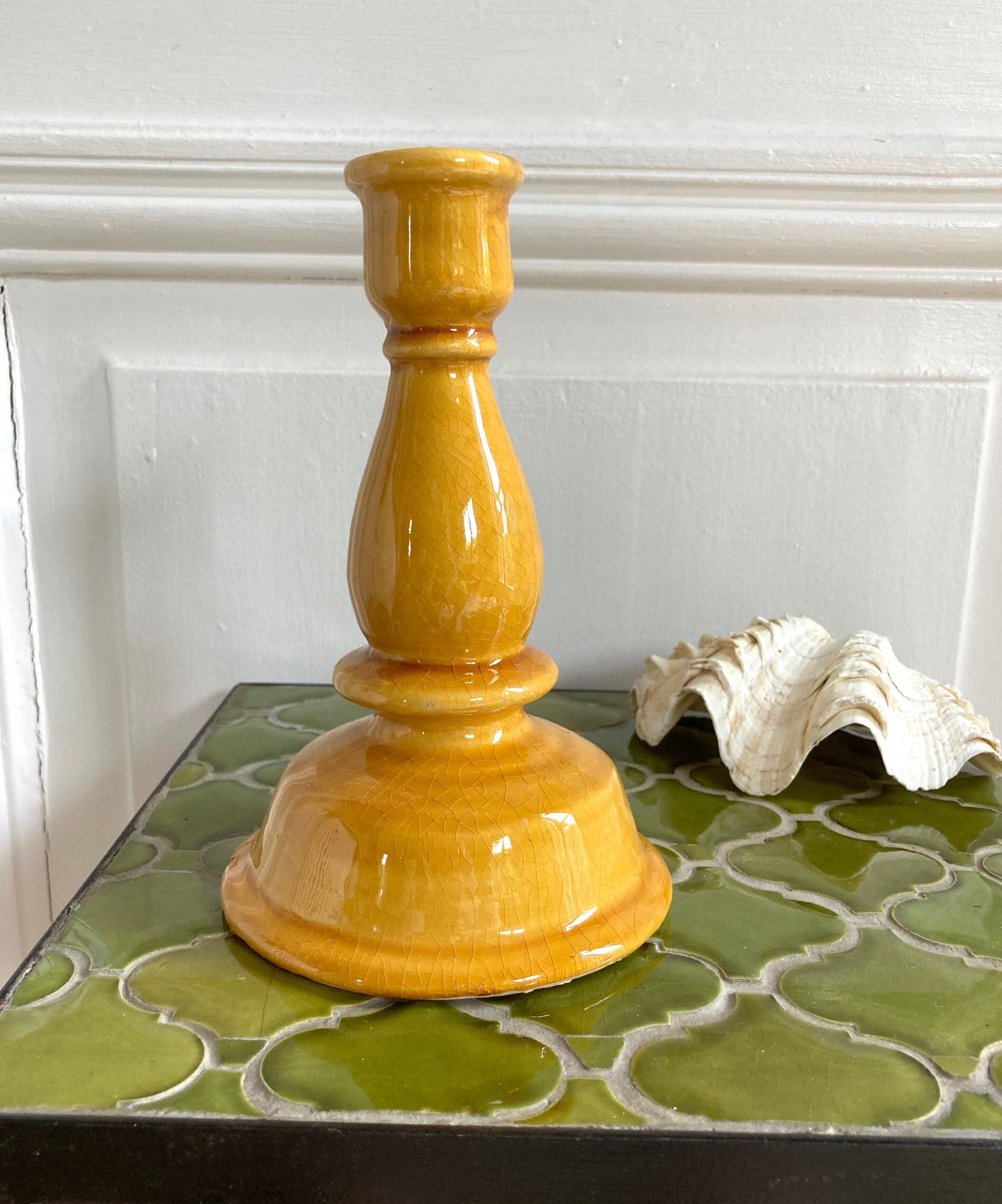 Ceramic candle holder