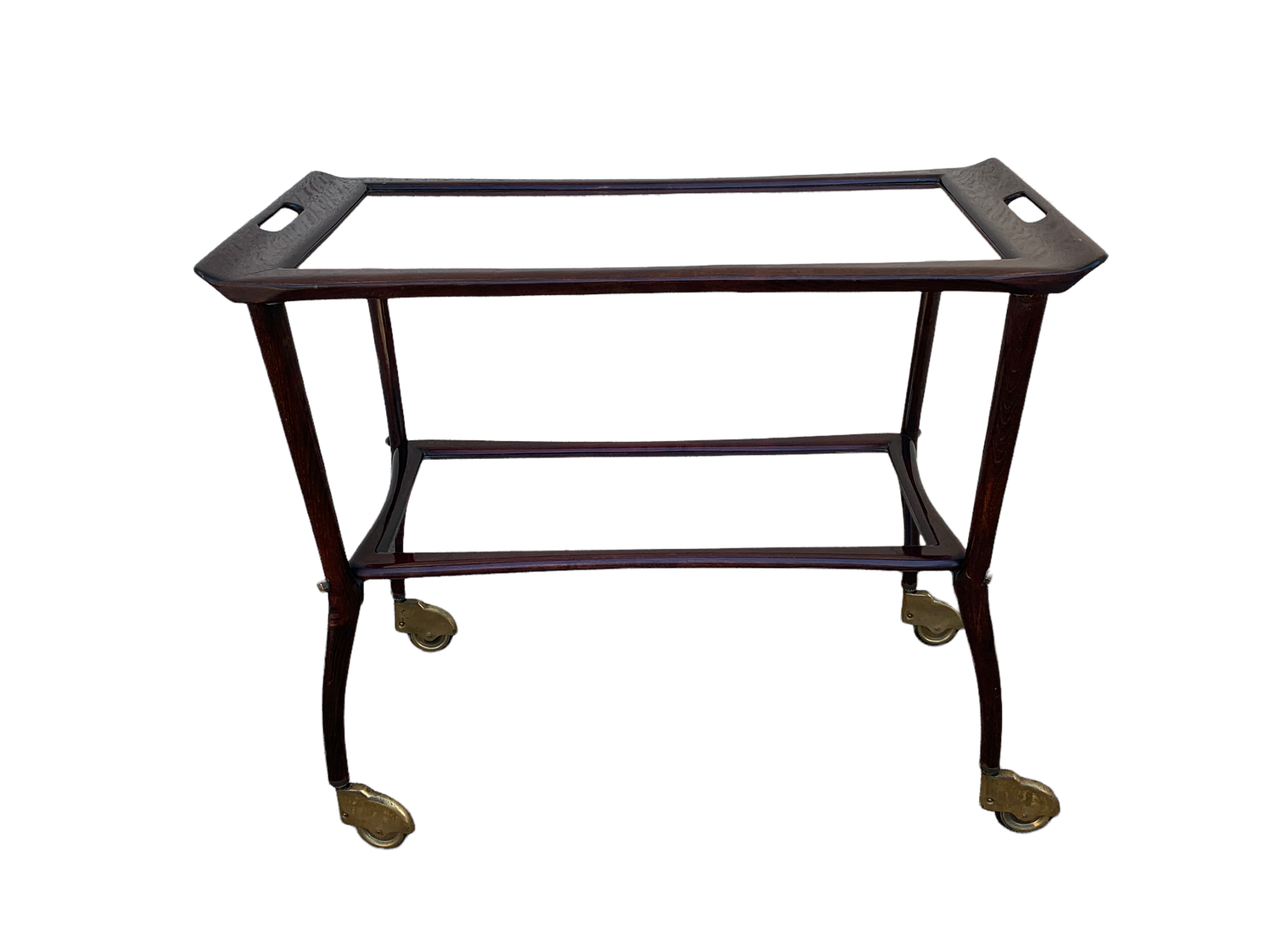 Serving trolley mahogany 1950