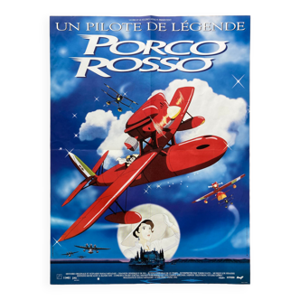 Affiche cinéma originale "Porco Rosso" Miyazaki