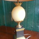 Ostrich egg lamp