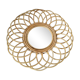Miroir soleil en rotin