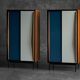 Modernist wardrobes by Willy Van Der Meeren for Tubax, Belgium, 1950s