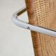 MR20 armchair, tubular chromed steel and rattan, Mies van der Rohe, circa 1960