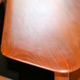 Coffee table angle "Minerva" Peter Hvidt 50s teak