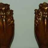 Adorns large bronze vases Bacchus (1850-1900)