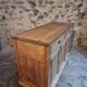Buffet rustique français années 1920 – Buffet en pin ancien – Îlot de cuisine – Meuble de rangement 3 portes