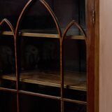 Original English mahogany display cabinet