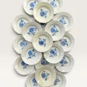 Set of 20 deep plates Digoin Sarreguemines, model Digoin.