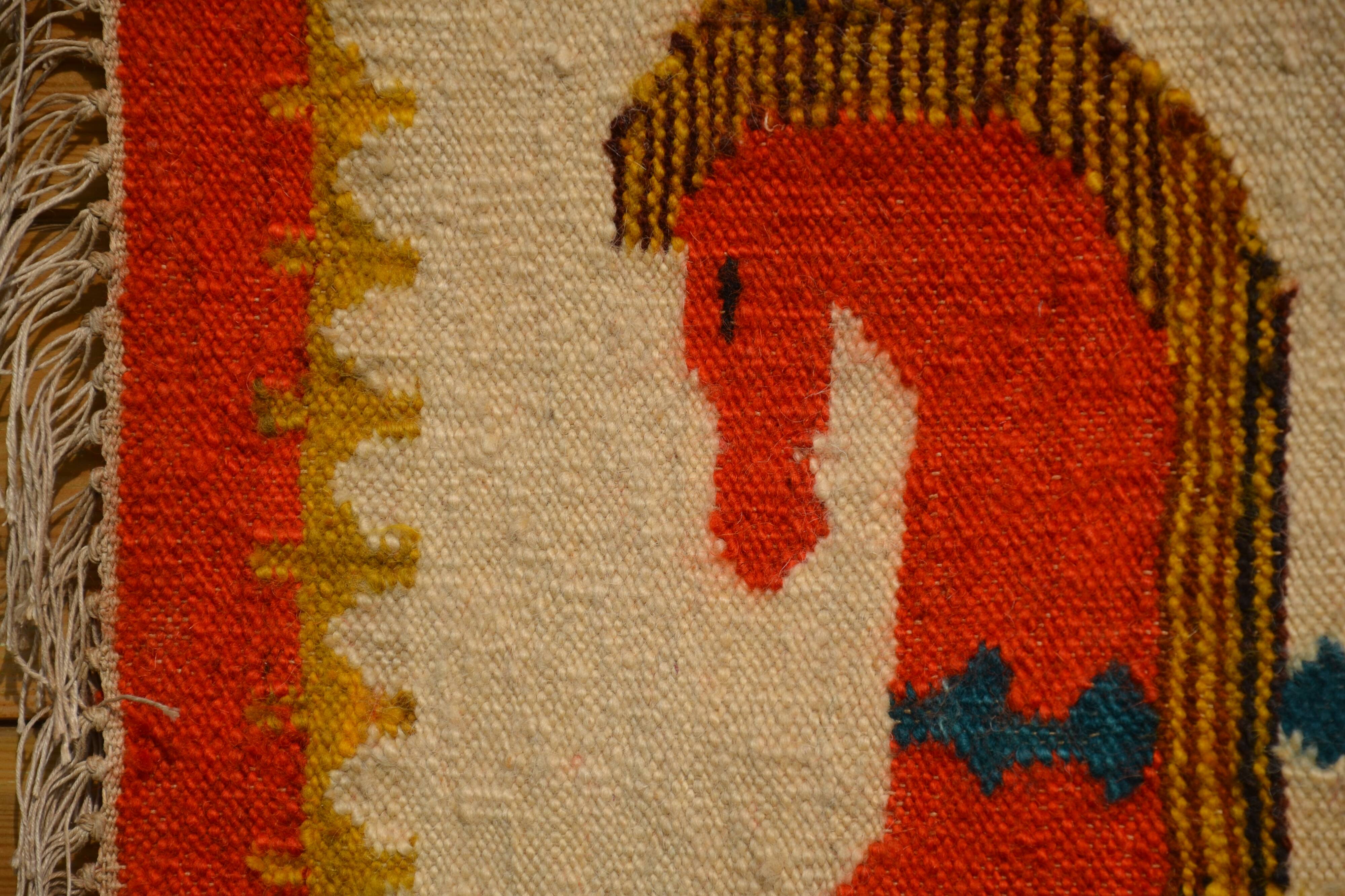 Kilim tapestry by Polish designer M. Domanska 1971