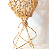 Top rattan planter