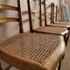 Lot de 4 chaises volantes Louis XVI