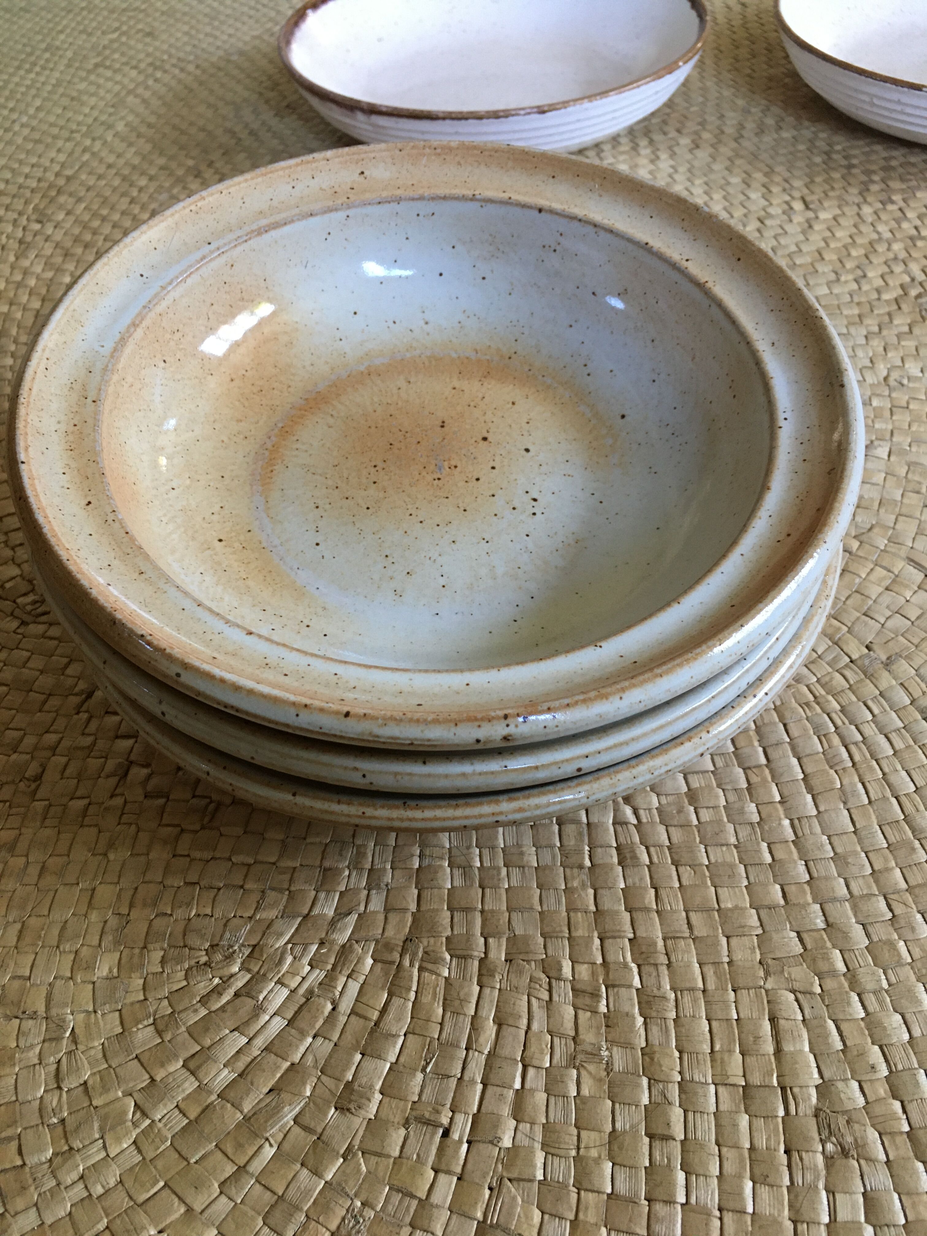 Lot of 5 soup plates