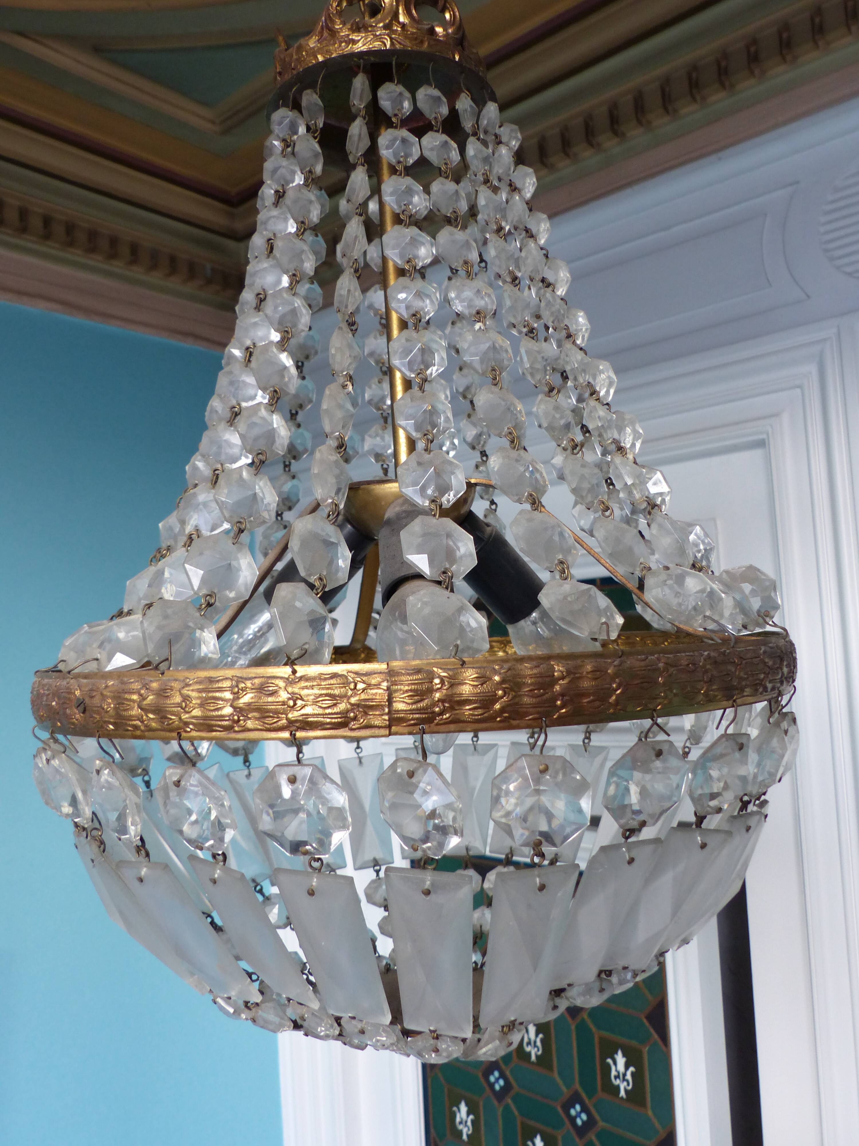 Chandelier with tassels