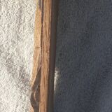Fronton en bois de chêne finement sculpté, élément mural ancien