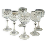 Lot 6. Boule glasses/Allegro model/Christinenhütte-Zwiesel. Tortoiseshell decoration