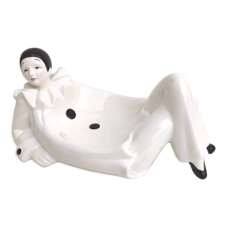 Pierrot porcelain soap holder made in Japan