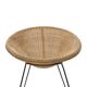 Woven rattan armchair, 1950s