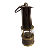 Brass miner's lamp Achille André La Louvière