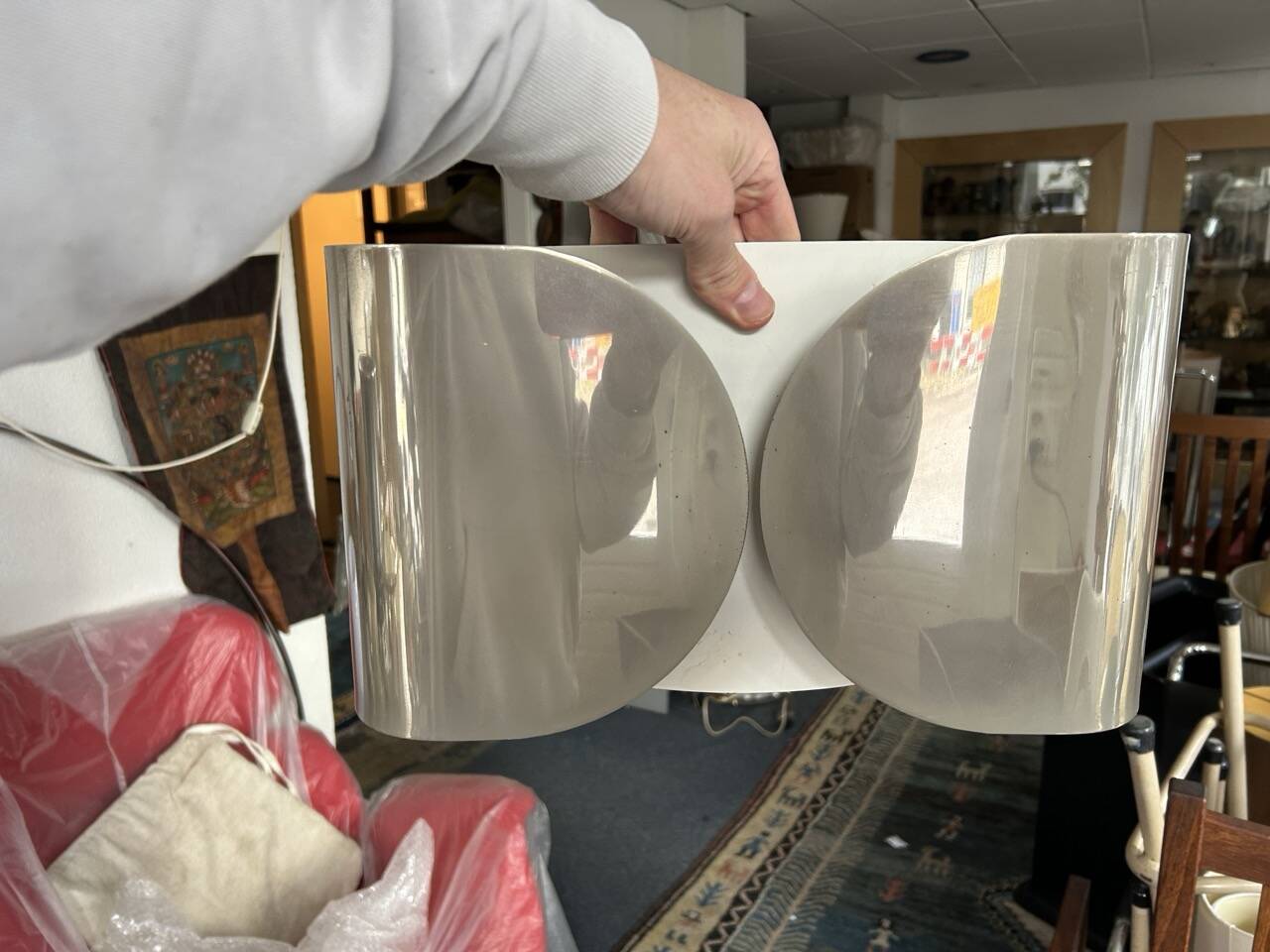 Afra and Tobia Scarpa “Foglio” wall light, 1970s Italy