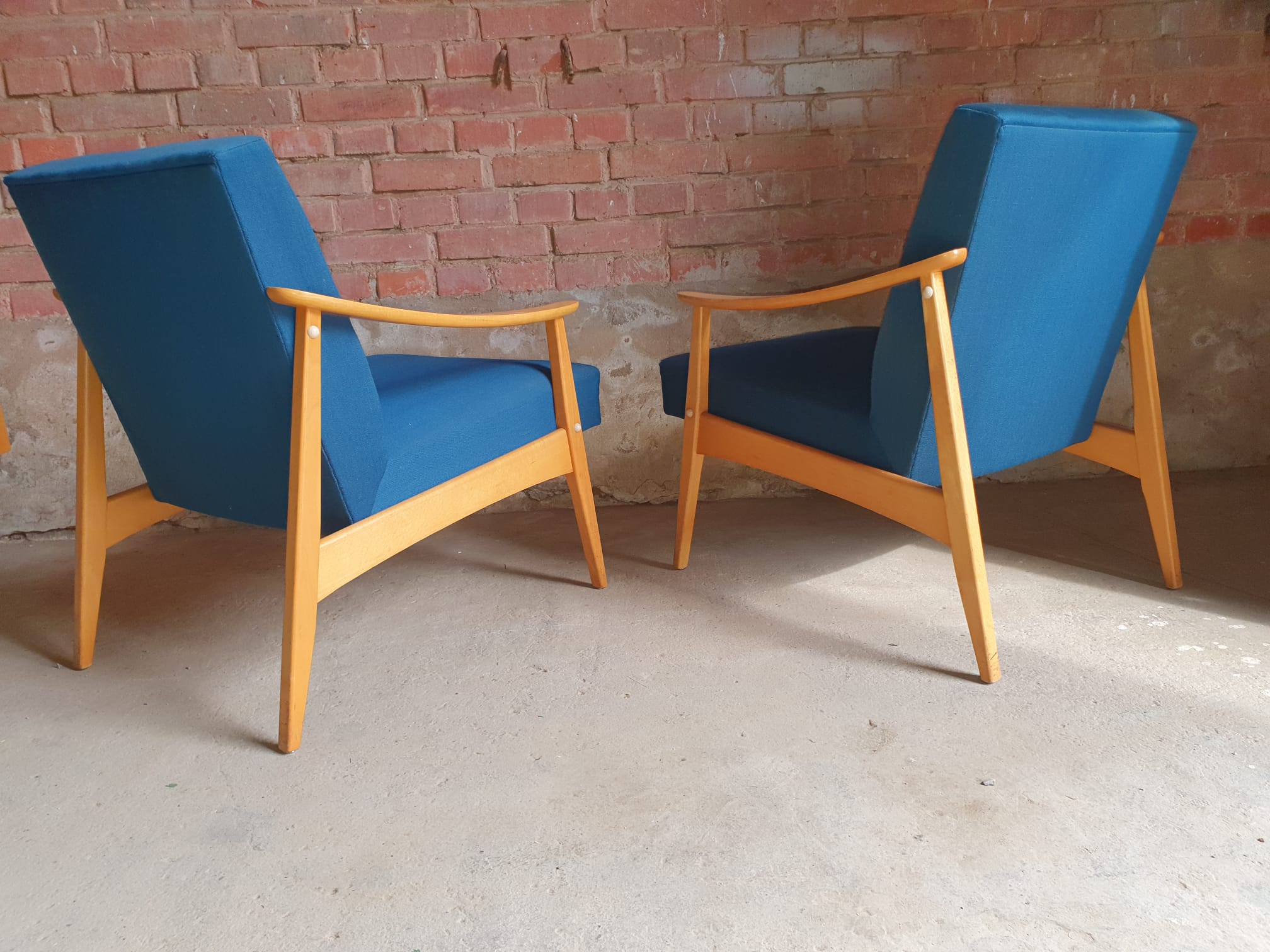 Pair of scandinavian armchairs 1970