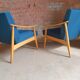 Paire de fauteuils scandinave 1970