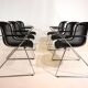 Set of 6 Castelli Penelope dining/conference chairs by Charles Pollock
