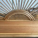Rattan shelf