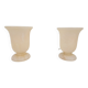 Neoclassical Goblet-Shaped Alabaster Table Lamps Spain, 1980s, Set of 2
