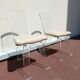 Chaises design en plexiglass Lucite annees 70