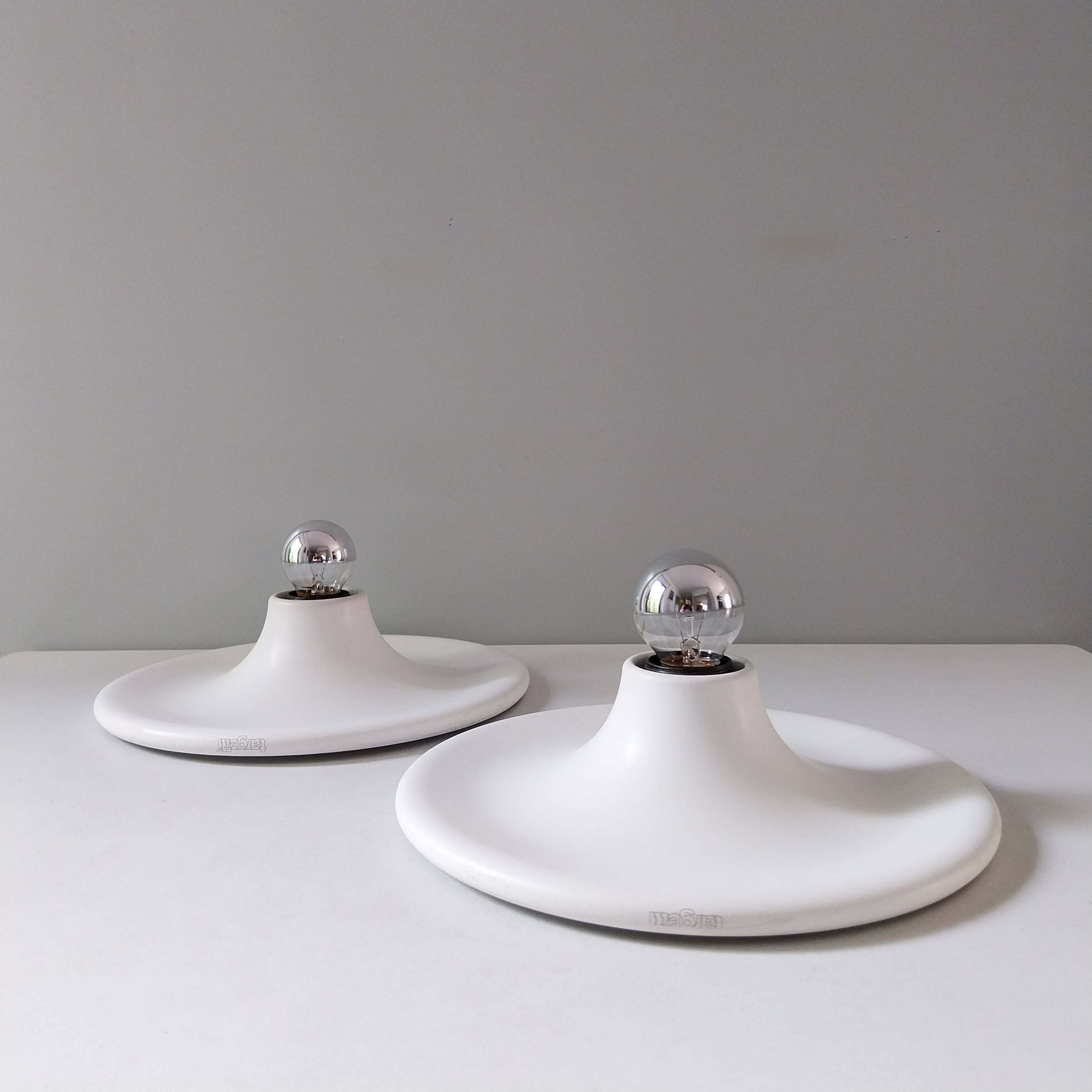 Italian design wall lamps Targetti - 70's