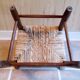 Children's armchair in wood and straw