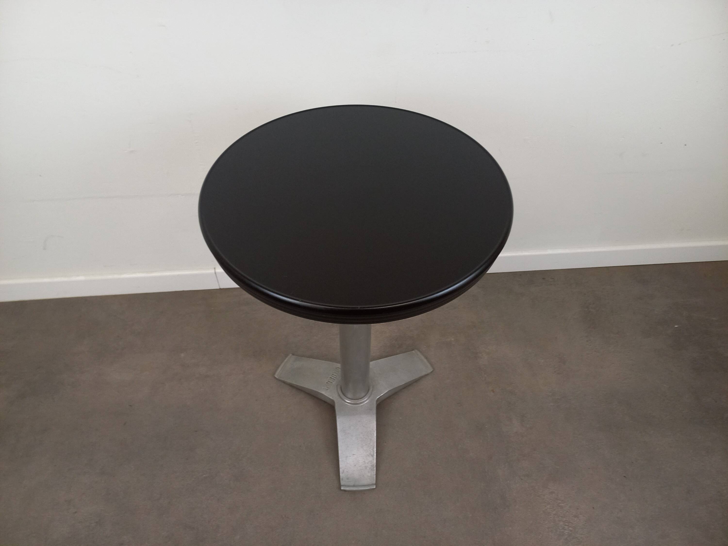 Parisian bistro pedestal table