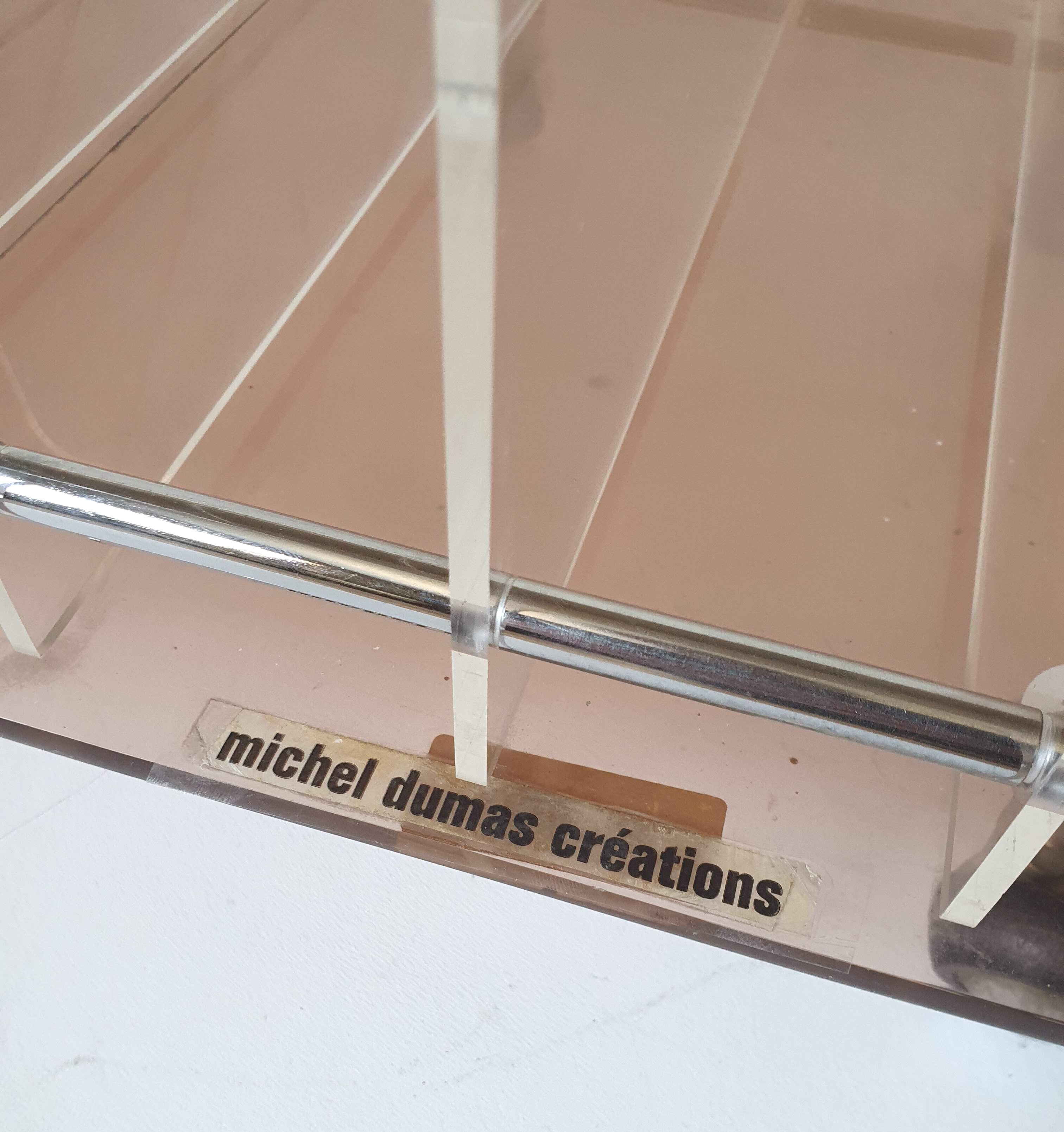 Vinyl storage table Michel Dumas Creations