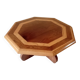 Octagonal oak coffee table