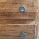 Commode en bois brut