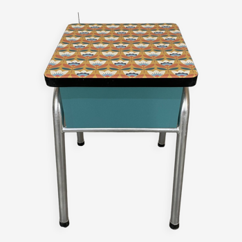 Vintage Formica chest stool