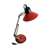 Articulated lamp in red aluminum