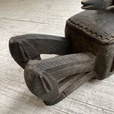 Old Berber wooden chest