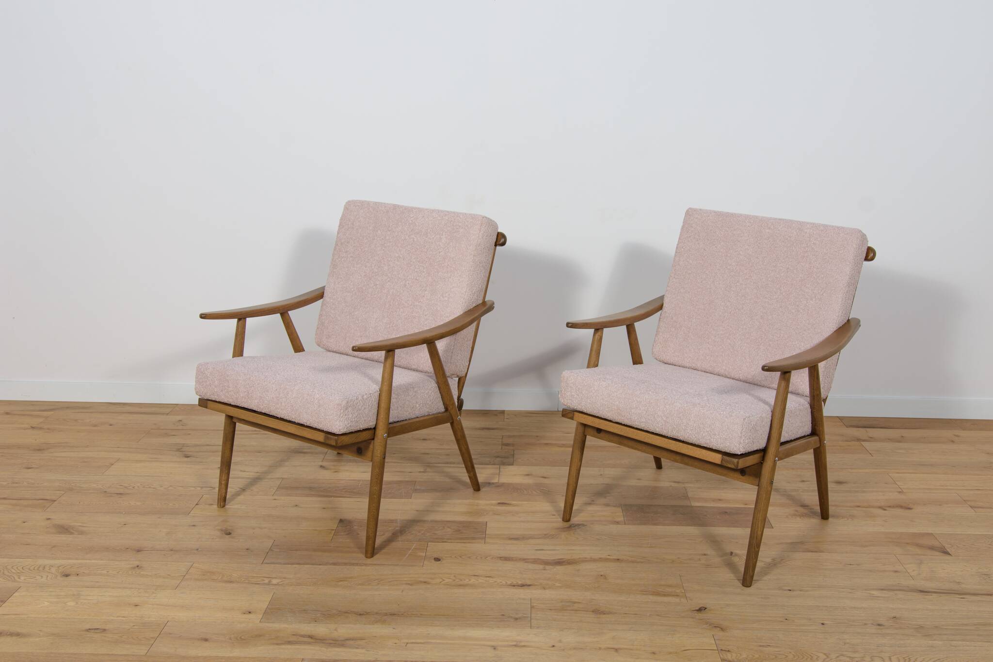 Fauteuils Mid Century de TON, 1960s, Set de 2