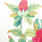 Illustration sur papier de riz