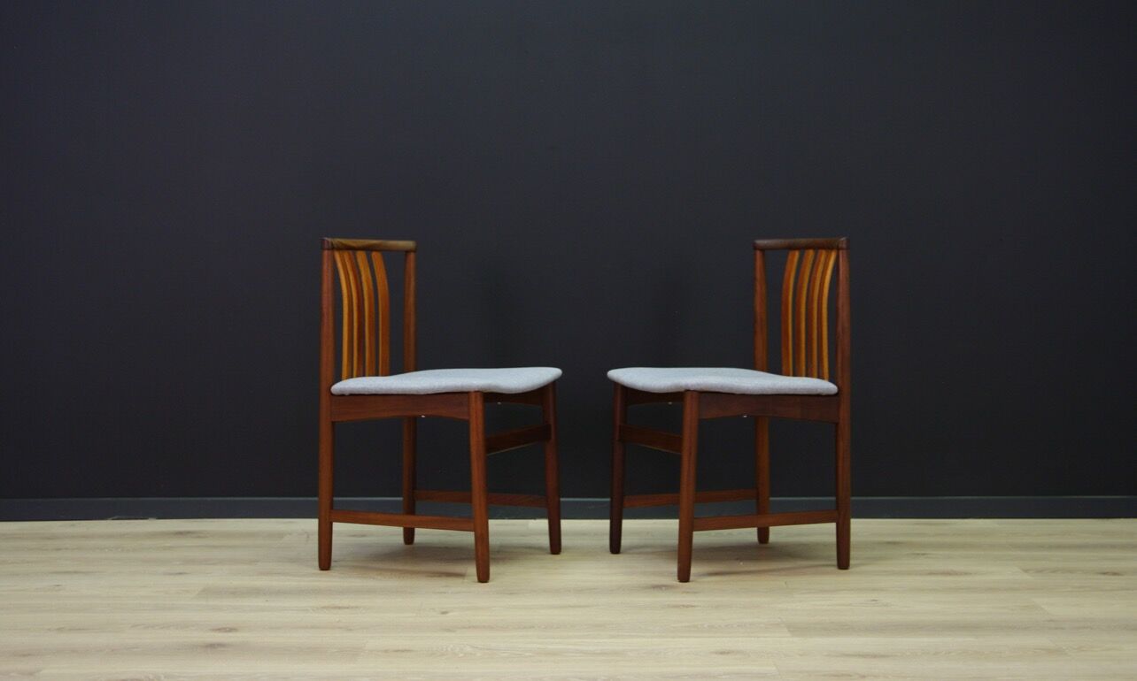 Scandinavian design chairs 60 70 teak