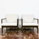 Pair of beige mid century armchairs b7522 by zenon bączyk, 1960's