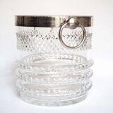 Cut crystal champagne bucket/bottle