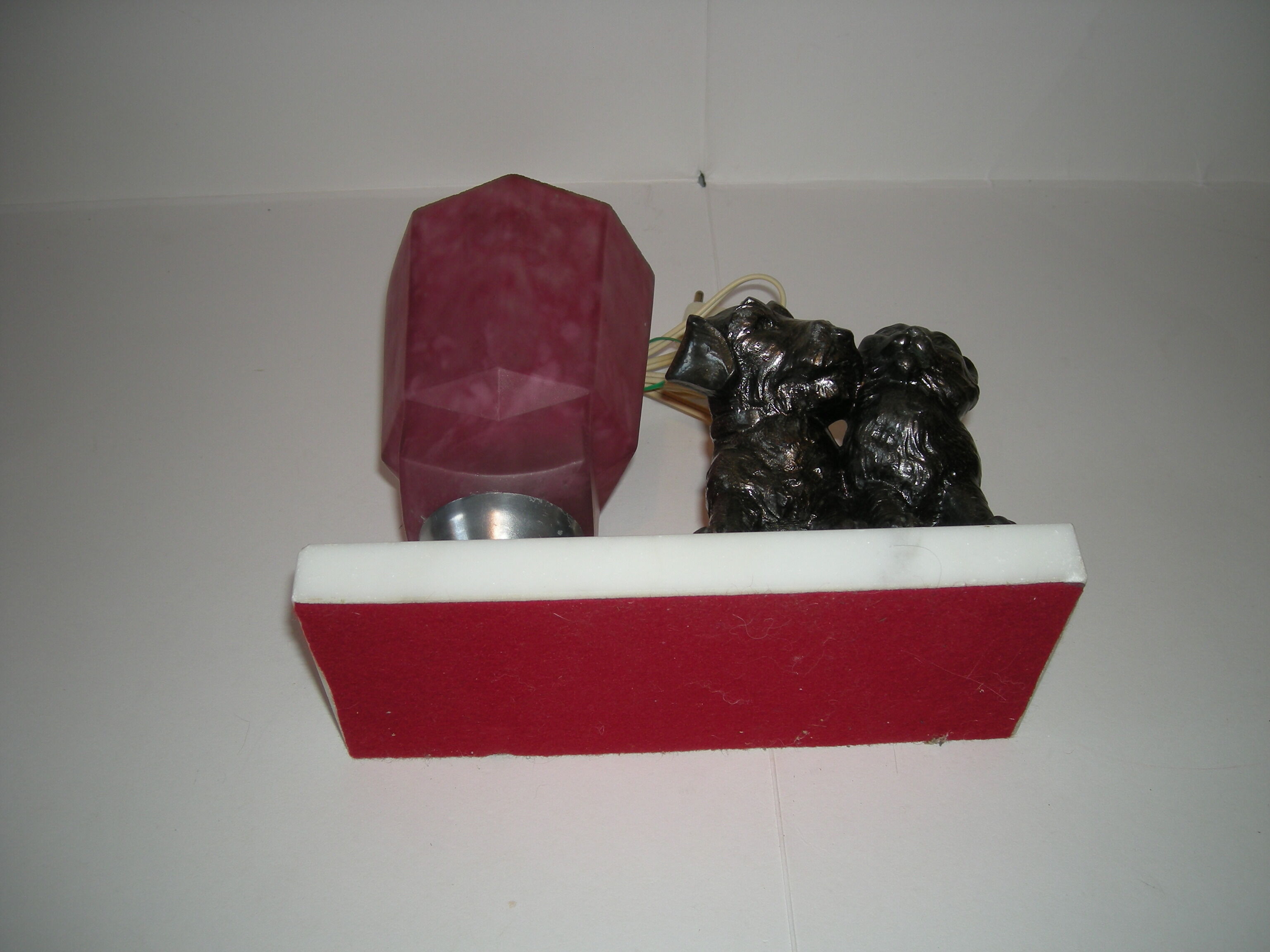 Lamp dog cat from the 40s - 50s