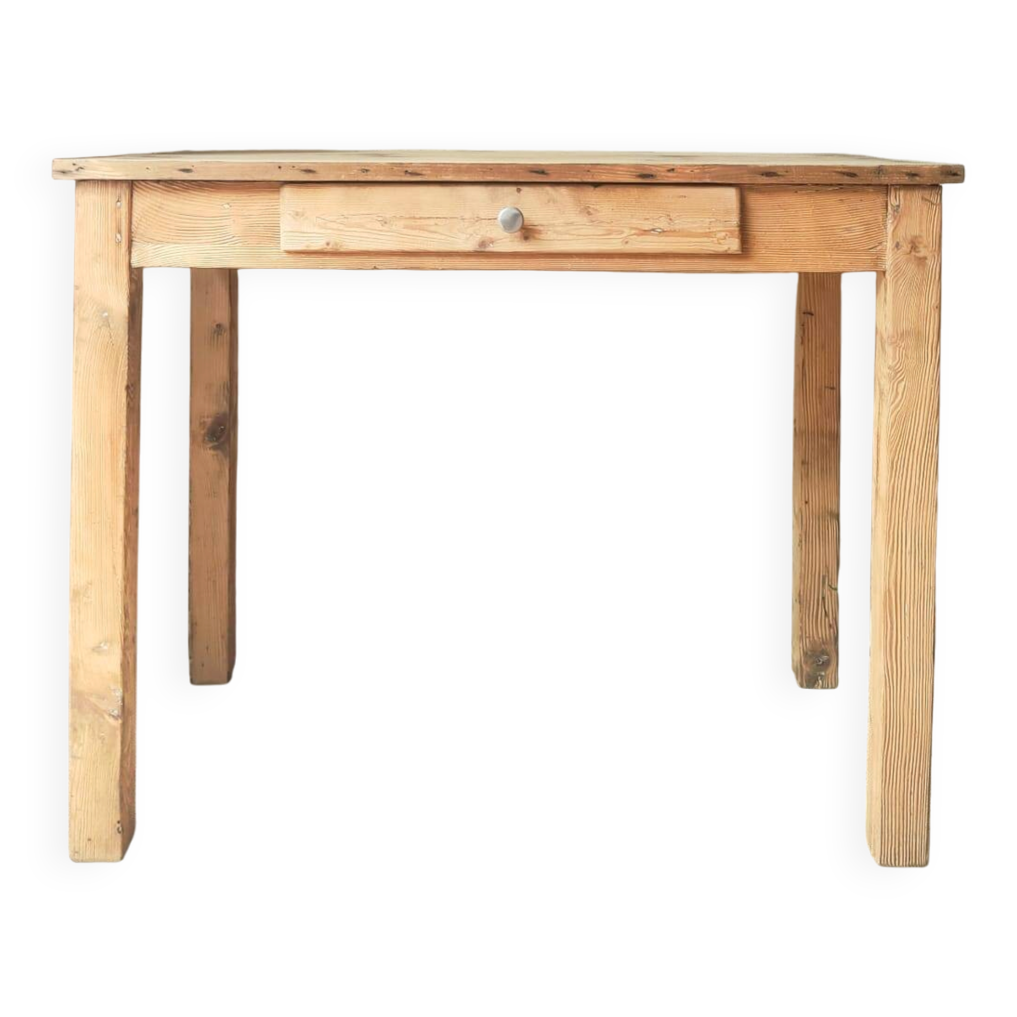 Antique solid wood desk in chic country style