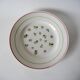 Plat rond digoin sarreguemines rose et vert 1940