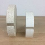 Fratelli Mannelli fish card holder in travertine