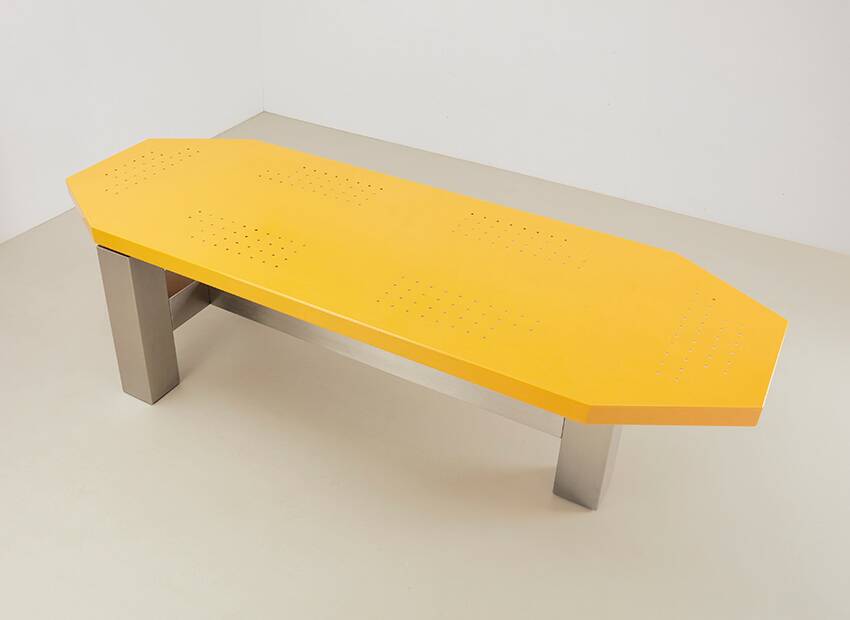 Very rare TE20 Dining Table by Martin Visser & Joke van der Heyden for 't Spectrum 1988