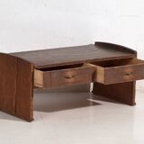 Japanese low table with cedar drawers – Showa period (c. 1926–1970)